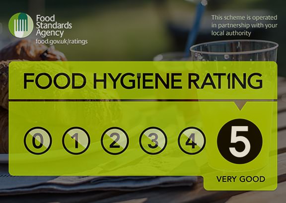 5-star Food Hygiene Rating